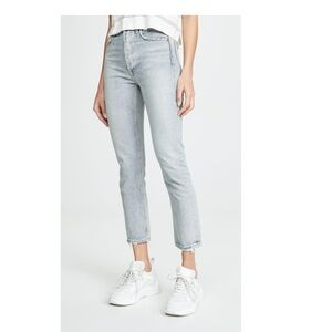AGOLDE RILEY High Rise Straight Crop Jeans Straight Jeans 24